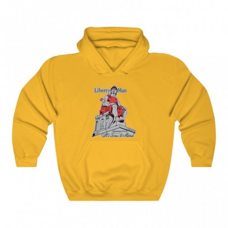 adult hoodie Liberty Man